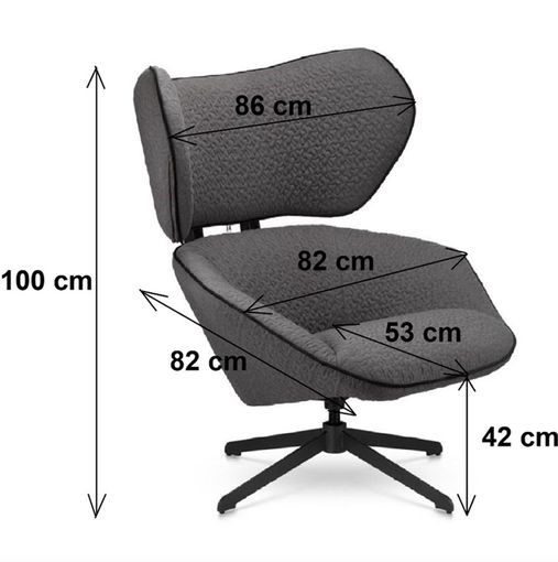 Dizajnové kreslo ICONICO