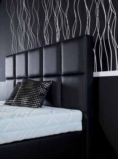 Manželská posteľ LUX10 BLACK
