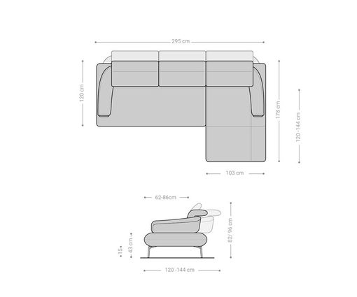Sedacia súprava BLUEBELL