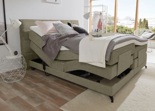 Polohovacia kontinentálna posteľ EMALIA