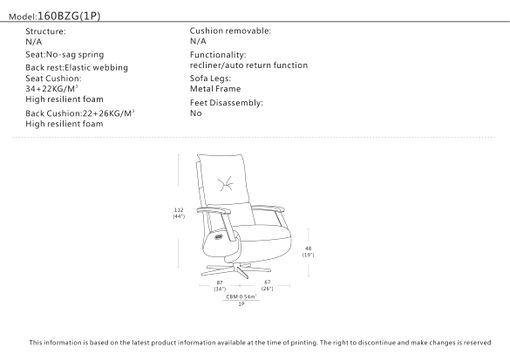 Polohovacie kreslo AVERTO