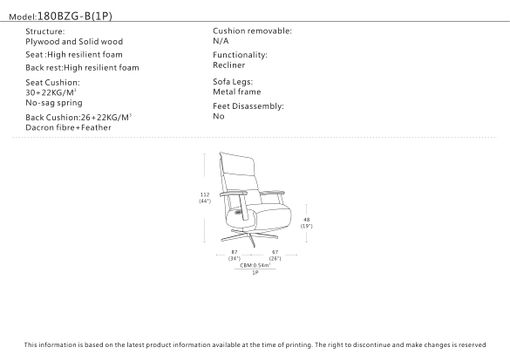 Polohovacie kreslo GIO
