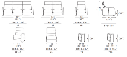 Sedacia súprava "DOMÁCE KINO"