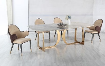 Jed&aacute;lensk&yacute; mramorov&yacute; st&ocirc;l BLUE