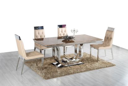 Jed&aacute;lensk&yacute; mramorov&yacute; st&ocirc;l CARAT