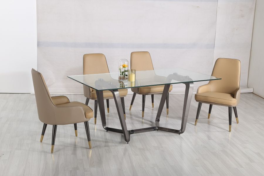 Jedálenský sklenený stôl GINA