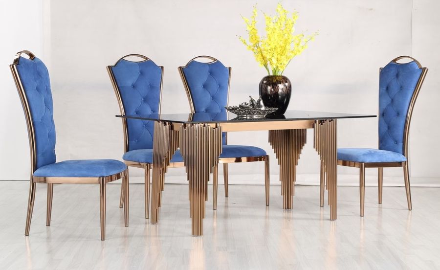 Jedálenský sklenený stôl GLAMOUR