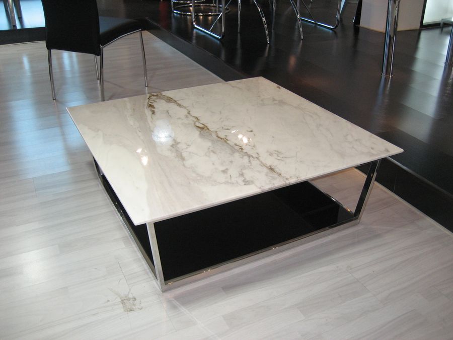 Konferenčný stolík s mramorom CT535
