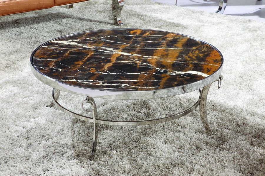 Konferenčný stolík s mramorom CT563