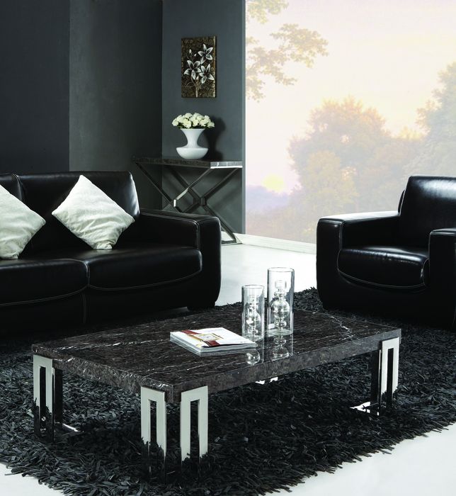 Konferenčný stolík s mramorom CT935