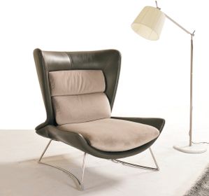 Kožen&eacute; kreslo Glori