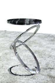 Pr&iacute;ručn&yacute; stol&iacute;k s mramorom CE572