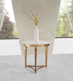 Pr&iacute;ručn&yacute; stol&iacute;k s mramorom CE595