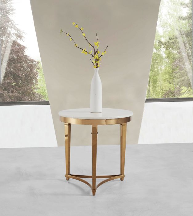 Príručný stolík s mramorom CE595