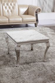 Pr&iacute;ručn&yacute; stol&iacute;k s mramorom CE963